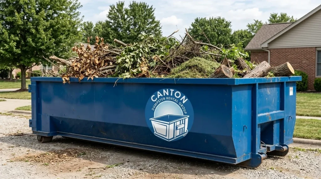 Yard Waste Dumpster Rental Canton-img
